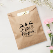 メリークリスマスツリートナカイの休日のお気に入りトリート フェイバーバッグ (封をした状態)