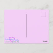 メリークリスマスツリーパーピンク葉書 ポストカード (裏面)