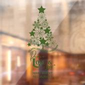 メリークリスマスツリーピースラブジョイカスタム ウィンドウサイン (シート2)