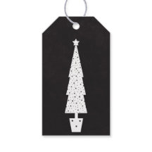 メリークリスマスツリーフォックスブラックボードテクスチャー