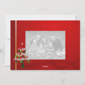 メリークリスマスツリーホリデイ2フォトダブルサイド シーズンカード (裏面)