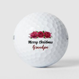 メリークリスマスツリーホリデーギフトデザイン ゴルフボール