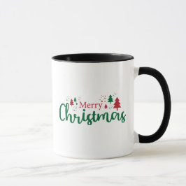 メリークリスマスツリーホリデーマグカップ 330ml マグカップ