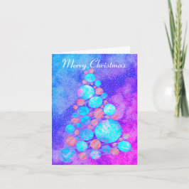 メリークリスマスツリーホリデー カード