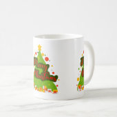 メリークリスマスツリーマグカップ コーヒーマグカップ (正面右)
