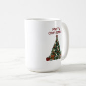 メリークリスマスツリーマグ コーヒーマグカップ (正面右)