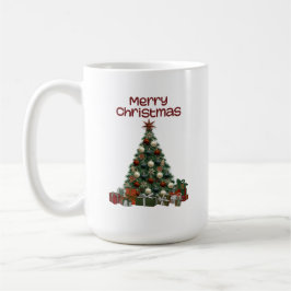 メリークリスマスツリーマグ コーヒーマグカップ