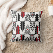 メリークリスマスツリーモダンの幾何学的o クッション (ブランケット)