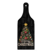 メリークリスマスツリーヴィンテージ休日 カッティングボード (正面)