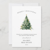 メリークリスマスツリー企業のカード(祝日のみ) シーズンカード (正面)