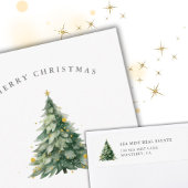 メリークリスマスツリー企業のカード(祝日のみ) シーズンカード