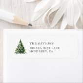 メリークリスマスツリー住所 シール (インサイチュ)