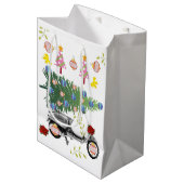 メリークリスマスツリー抱き枕 ミディアムペーパーバッグ (正面アングル)