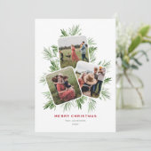 メリークリスマスツリー数々の写真 シーズンカード (スタンド正面)