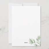 メリークリスマスツリー数々の写真 シーズンカード (裏面)