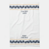 メリークリスマスツリー縁どキッチンタオル キッチンタオル (縦)