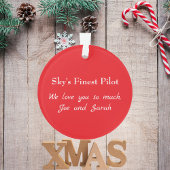 メリークリスマスツリー航空クール機 オーナメント