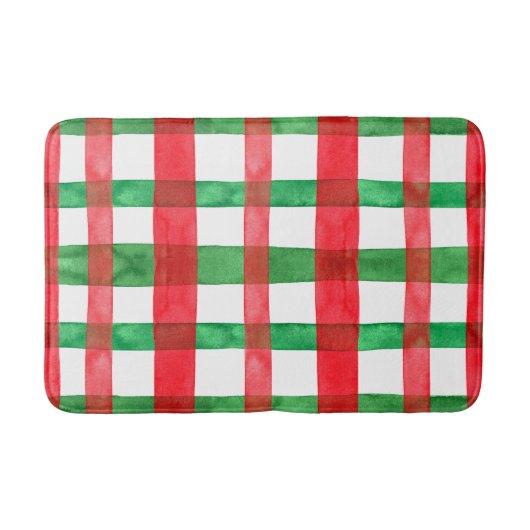 メリークリスマスツリー醜いクリスマスセータークリスマスT バスマット (正面)