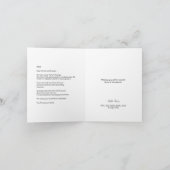 メリークリスマスツリー金ゴールドスターフォトコラージュ シーズンカード (内部)