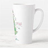 メリークリスマスツリー カフェラテマグ (右)