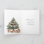 メリークリスマスツリー カード (内部)