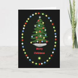 メリークリスマスツリー カード