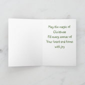 メリークリスマスツリー カード (内部)