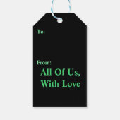 メリークリスマスツリー ギフトタグ (裏面)