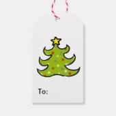 メリークリスマスツリー ギフトタグ (正面)