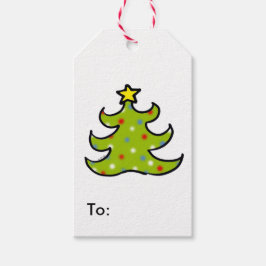 メリークリスマスツリー ギフトタグ