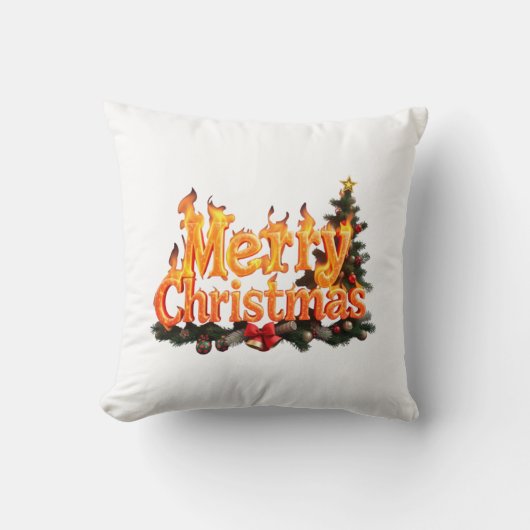 メリークリスマスツリー クッション (正面)