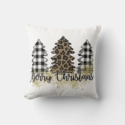 メリークリスマスツリー クッション (正面)