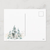 メリークリスマスツリー – クリスマスツリー – グリッタースター シーズンポストカード (裏面)