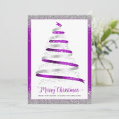 メリークリスマスツリー コーポレート ビジネス ホリデー シーズンカード (スタンド正面)