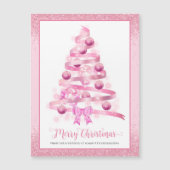 メリークリスマスツリー コーポレート ホリデー マグネット (正面)