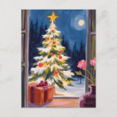 メリークリスマスツリー シーズンポストカード (正面)