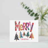 メリークリスマスツリー シーズンポストカード (スタンド正面)
