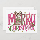 メリークリスマスツリー シーズンポストカード (正面/裏面)