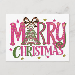 メリークリスマスツリー シーズンポストカード
