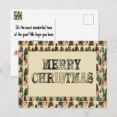 メリークリスマスツリー シーズンポストカード (正面/裏面)