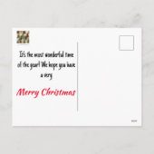 メリークリスマスツリー シーズンポストカード (裏面)