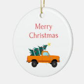 メリークリスマスツリー セラミックオーナメント (左)
