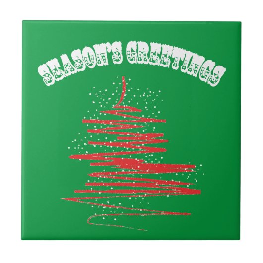 メリークリスマスツリー タイル (正面)