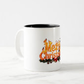 メリークリスマスツリー ツートーンマグカップ (正面左)