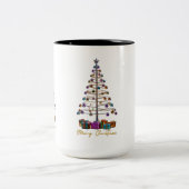 メリークリスマスツリー ツートーンマグカップ (中央)