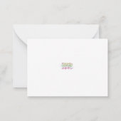 メリークリスマスツリー ノートカード (裏面)