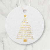 メリークリスマスツリー フェイバータグ (正面)