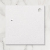 メリークリスマスツリー フェイバータグ (裏面)