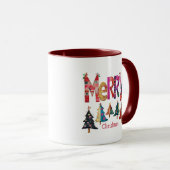 メリークリスマスツリー マグカップ (正面右)