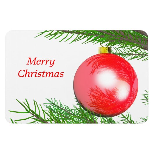 メリークリスマスツリー マグネット (横)